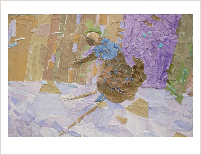 גמדה חומה רצה - קולאז'